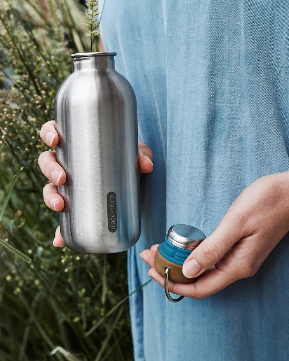 Black+Blum Steel Water Bottle